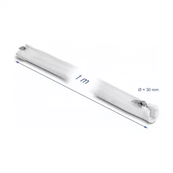 Pletená hadica DeLOCK 20822 1 m x 30 mm biela