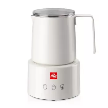 Automatický šľahač mlieka Illy 22984 biely nehrdzavejúca oceľ AC 230V