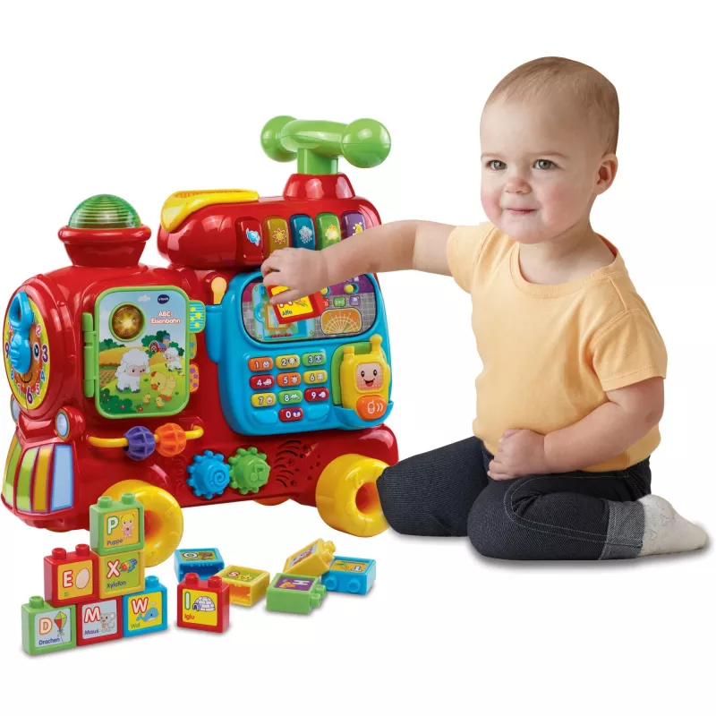 VTech Baby 80-181904 ABC železnica, odrážadlo, 4 kolesá, 12-36 mesiacov