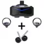 Pimax Crystal Super Ultrawide VR headset + DMAS-Headphones Bundle - čierny
