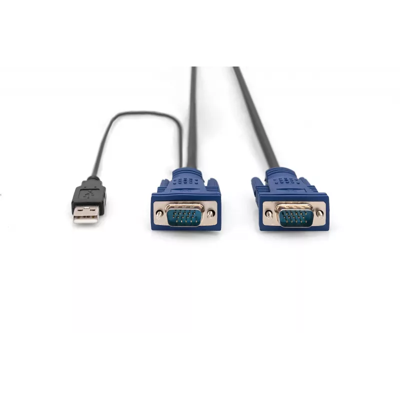 KVM kábel USB Digitus DS-19232 3m PS/2