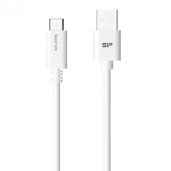 USB kábel Silicon Power Boost Link PVC LK10AC 1m USB A USB C biela