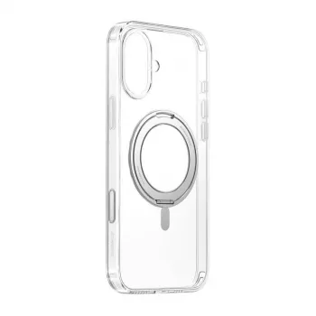 Magnetické puzdro na telefón Baseus SkyRing P6016100A201-04 Transparent 360° so stojanom