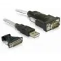 Delock adaptér USB 2.0 Type-A > 1 x Serial DB9 RS-232 + adaptér DB25 (61308)