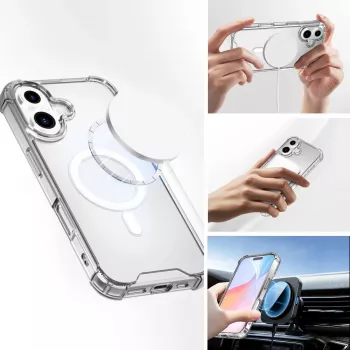 Puzdro 4smarts iPhone 16 15,5 cm (6,1 palca) transparentné