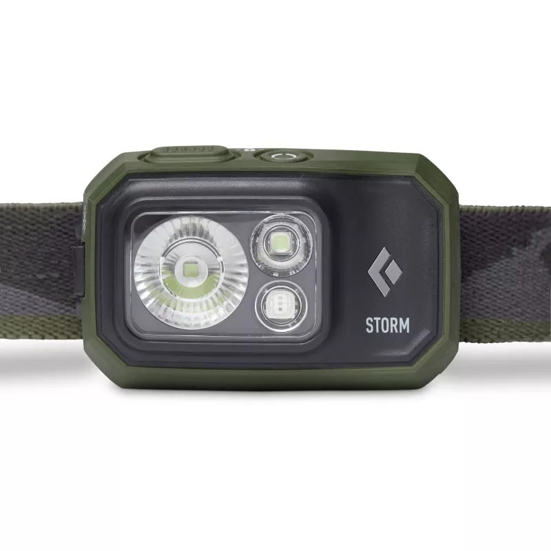 Black Diamond čelová lampa Storm 450 (olivová)