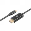 USB-C na DisplayPort kábel TB AKTBXVDUSBCDP2B 2 m – čierny
