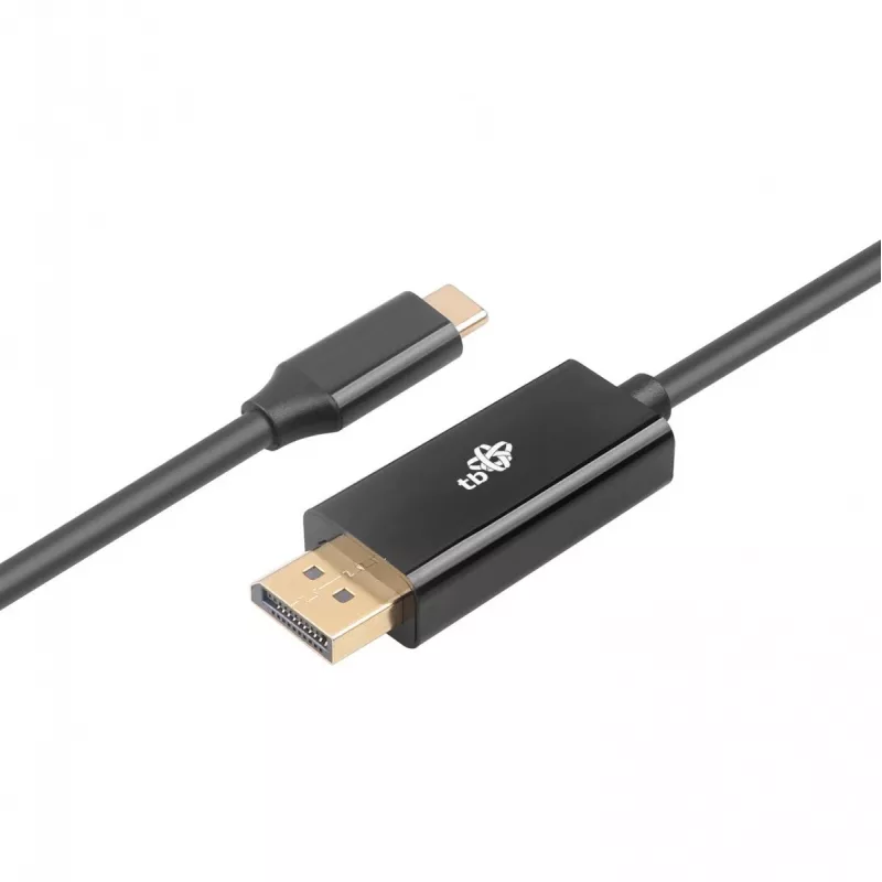 USB-C na DisplayPort kábel TB AKTBXVDUSBCDP2B 2 m – čierny