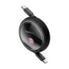 USB-C nabíjací kábel Baseus P10364500113-Z2, 100 W, čierny, USB-C na USB-C