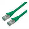 ROLINE RM patch kábel Cat.6A S/FTP (PiMF), zelený, 0,3 m