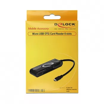 Čítačka kariet DeLOCK 91732 USB 2.0 čierna