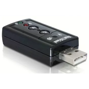 DeLOCK USB zvukový adaptér 7.1 - zvuková karta - stereo - USB (61645)