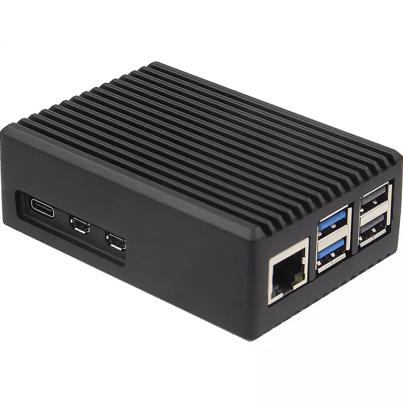 INTER-TECH skriňa pre Raspberry Pi 5 — ODS-739 kompaktný dizajn