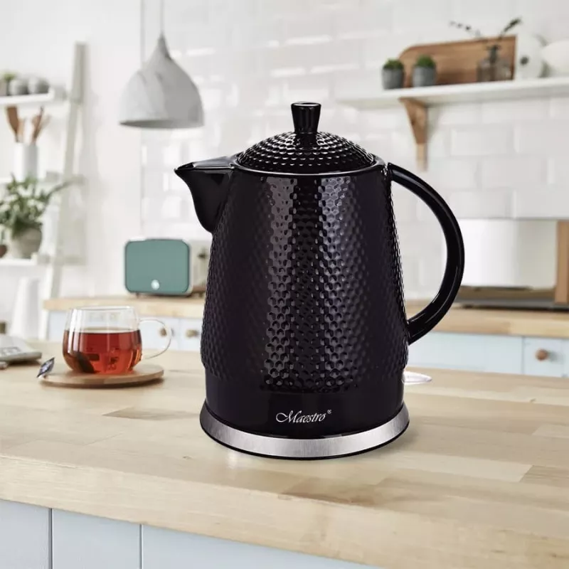 Maestro MR-069 rýchlovarná kanvica 1,5 l 1500 W čierna