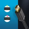 USB kábel UGREEN US132 Mini-USB 1 m — čierny, 480 Mbit/s, rýchle nabíjanie