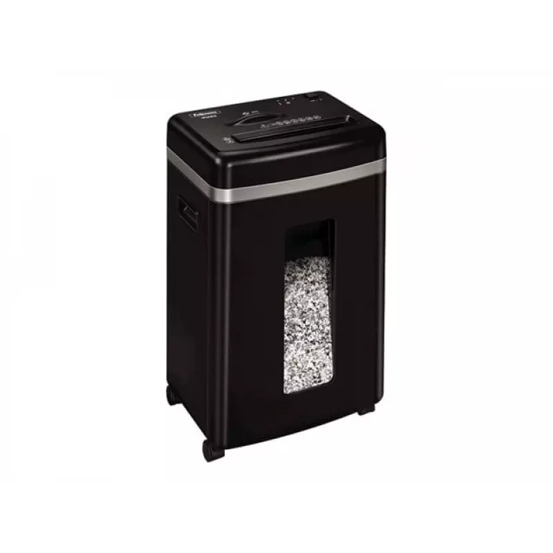 Skartovačka Fellowes Powershred 450M mikrostrih, kapacita 9 listov, 2 x 12 mm, 22-litrová nádoba, čierna