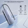 UNITEK aktívny hub USB-C 10GBPS,M.2,HDMI, PD 100W