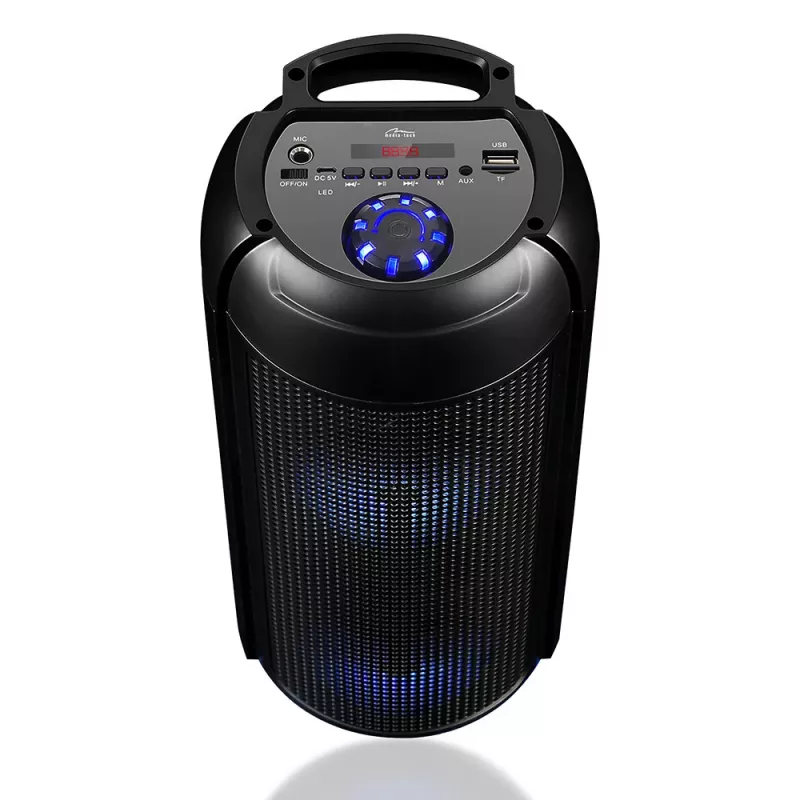 PartyBox UNI bezdrôtový reproduktor s mikrofónom a karaoke funkciou Bluetooth 5.0 MT3174