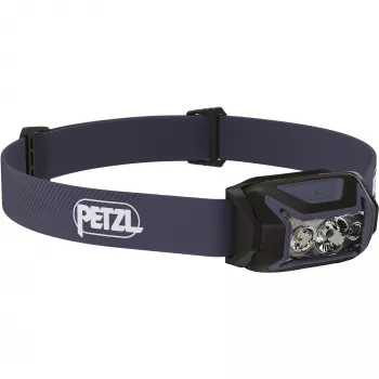Čelová lampa Petzl Actik čierna – LED, 100 lm, 2 LED, IPX4, batérie AAA