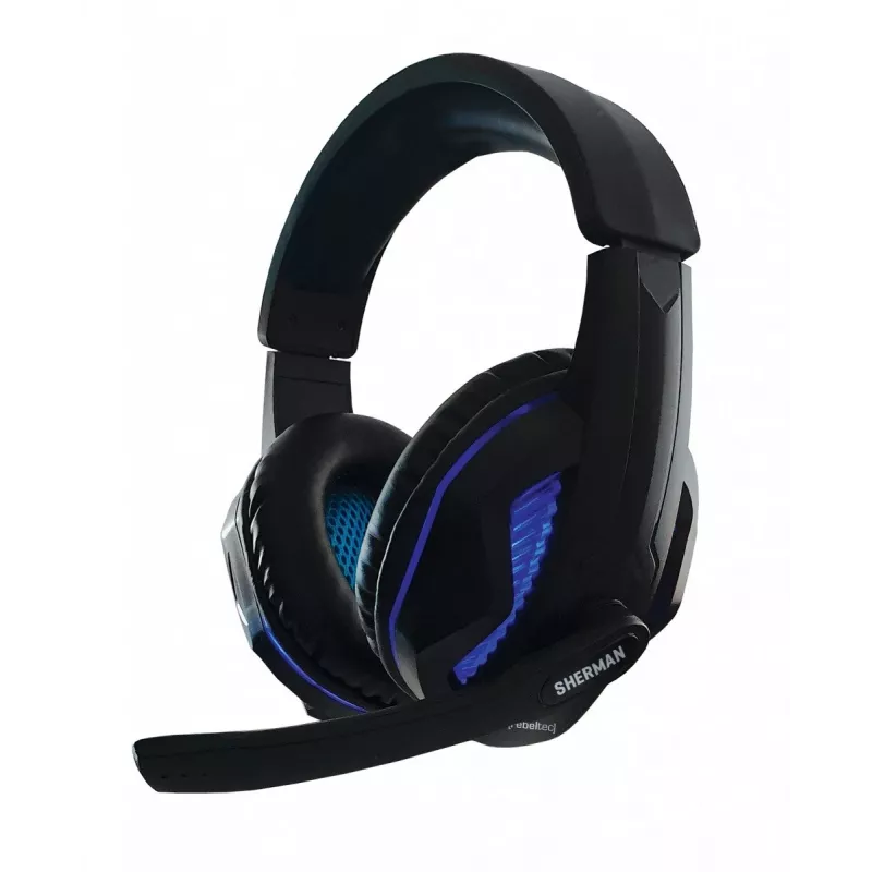 Klávesnica myš v cene Rebeltec SHERMAN Gaming USB QZERTY anglická čierna