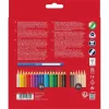 Faber-Castell 112819 Grip Skin Tones Farebné ceruzky, 18+6