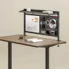 Ergo Office stolová priečka / organizér, max. zaťaženie 10 kg, biely tabuľa, šírka 1116 mm, čierny, ER-301 B