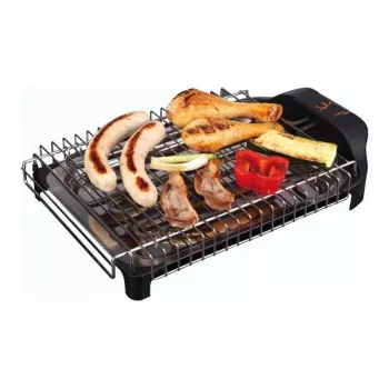 Elektrický gril JATA BQ101 vonkajšie barbecue 2400 W čierny