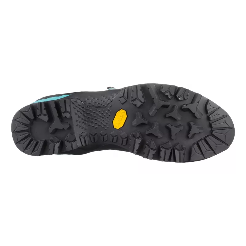 Salewa MTN Trainer Mid GTX dámske dospelé čierna modrá koža semiš Vibram WTC