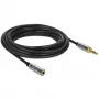 Audio kábel DeLOCK 85783 5 m 3,5 mm čierny sivý