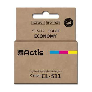 Actis KC-511R atrament (náhrada za Canon CL-511; Standard; 12 ml; farba: cyan, magenta, žltý)