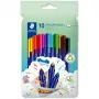 Fixka Staedtler 323 C10 — rôzne farby, 10 farieb, hrot 1 mm