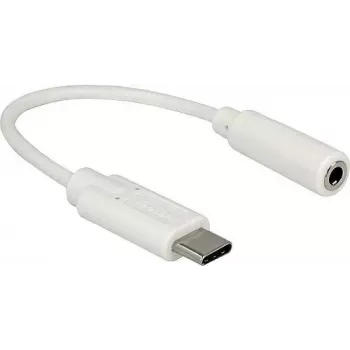 Audio kábel DeLOCK 65913 0,14 m 3,5 mm USB biela