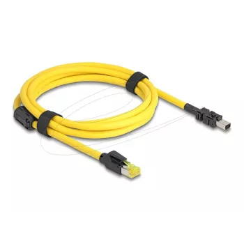 Delock kábel RJ45 konektor samec Cat.6 na Mini I/O 8 Pin D-Form Type 2 2 m (81251)