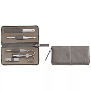 ZWILLING 97445-005-0 manikúra-pedikúra darčeková sada nerezová oceľ taupe 5 dielov príslušenstva