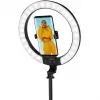 LogiLink prstencové svetlo na smartphone so selfie stick statívom, DM 20cm (AA0156)