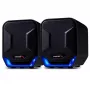 Audiocore AC865B 2.0 USB počítačové reproduktory, 6 W, čierna/modrá