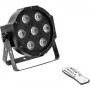 LED efektové svetlo EUROLITE SLS-7 so 7 LED, kompaktné scénické osvetlenie