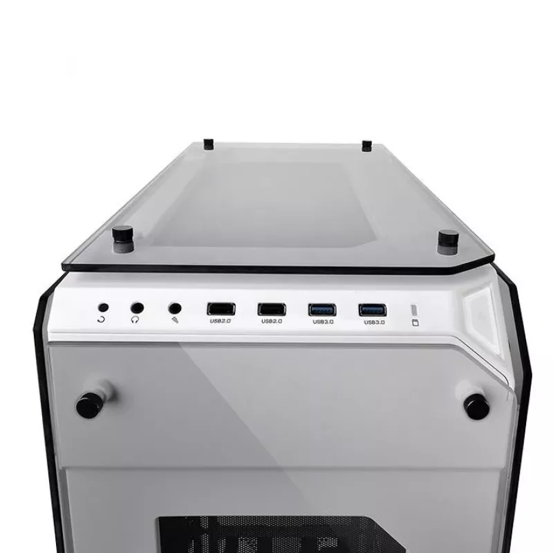 Skriňa View 71 Riing Tempered Glass E-ATX Full Tower - Snow Edition