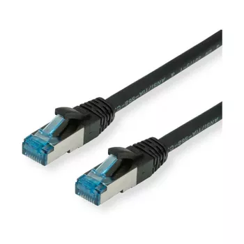 VALUE - Patch kábel - RJ-45 (M) na RJ-45 (M) - 10 m - SFTP, PiMF - CAT 6a - bezhalogénový, zaliate, ochrana západky, flexibilný - čierna (21.99.1967)
