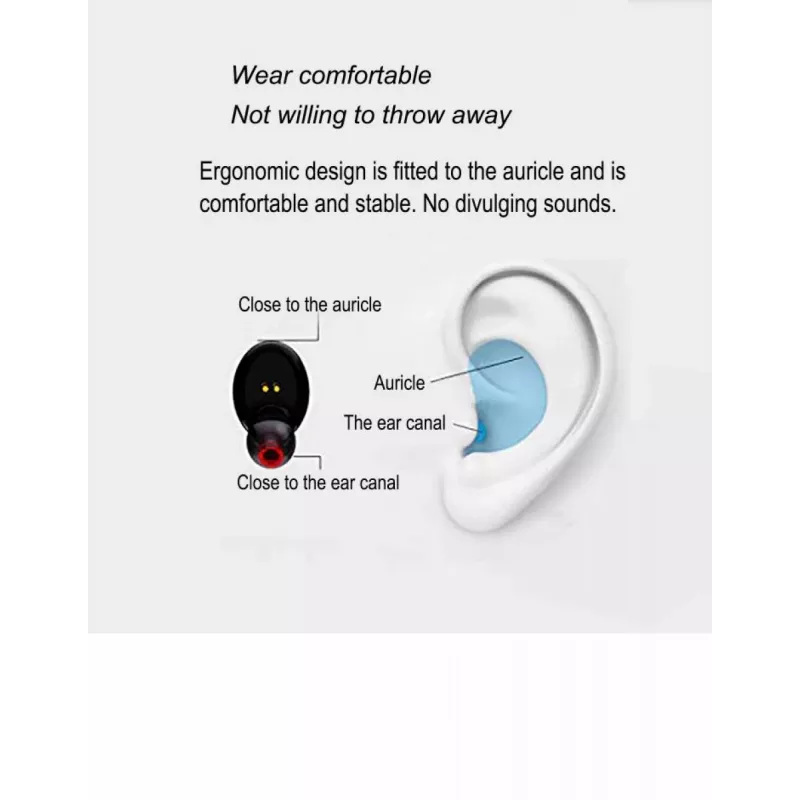 Slúchadlá V.Silencer Ture Wireless Earbuds čierna/červená