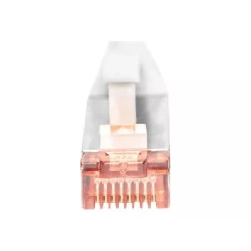 Digitus DK-1624-100S-5 Slim patch kábel CAT 6 U/FTP, 10 m, sivý, balenie 5 ks