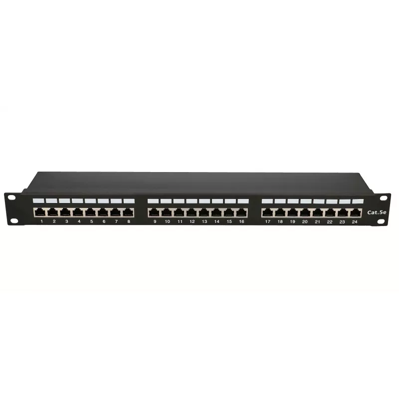 Patch panel Extralink CAT5E STP V2 24 portov