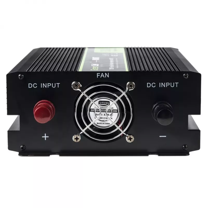 Napäťový menič Green Cell INV07, DC 12 V na AC 230 V, 300 W, 50 Hz, Type-C konektor, čierna