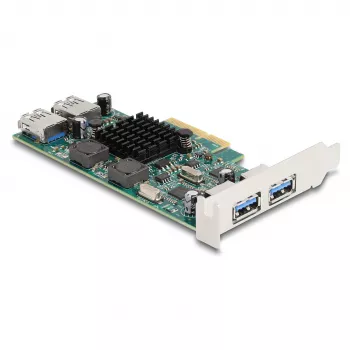 DeLOCK PCI Express x4 karta 2 x USB 5 Gbit/s Type-A 2 x interné USB