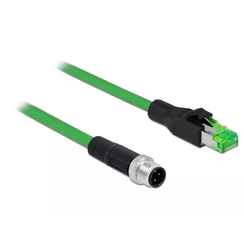 Sieťový kábel DeLOCK 85438 RJ45 Ethernet Cat6 2m čierny