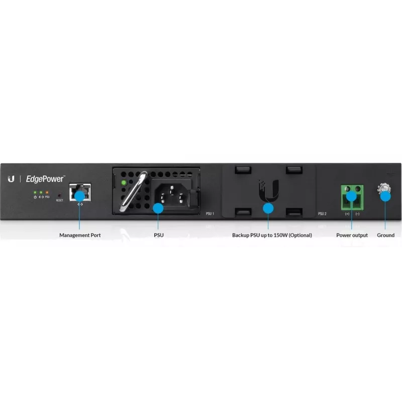 Napájací zdroj UBIQUITI EP-54V-150W 150 W, AC 100–240 V, 50–60 Hz, čierny