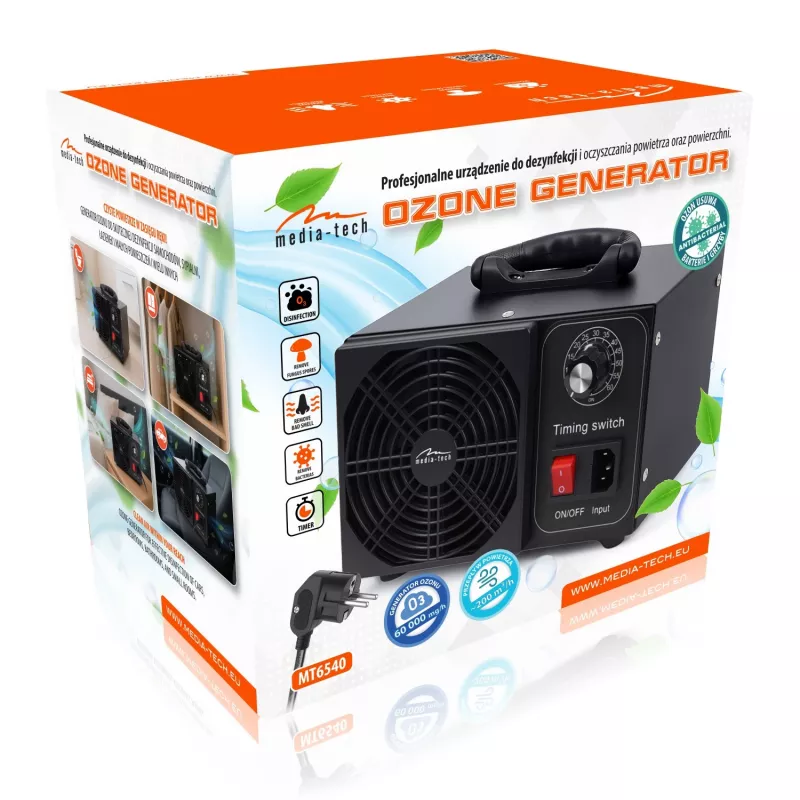 Ozónový generátor na dezinfekciu a čistenie vzduchu OZONE GENERATOR MT6540