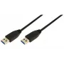 Logilink - USB kábel - 9-pinový USB Type-A (M) - 9-pinový USB Type-A (M) - 3 m (USB / USB 2.0 / USB 3.0) - zaliaty - čierny (CU0040)