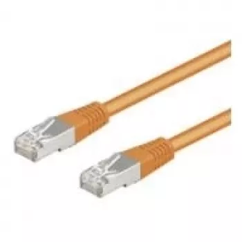 Wentronic Goobay CAT 5e patch kábel, F/UTP, oranžová, 0,25 m - CCA medený mix (93455)