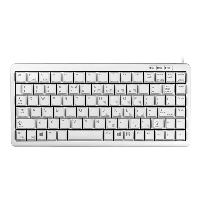 CHERRY G84-4100 klávesnica univerzálna USB QWERTY US-angličtina sivá